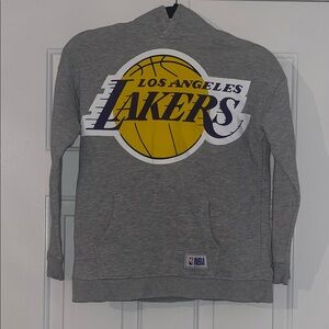 NBA Los Angeles Lakers Gray and Yellow Sweater